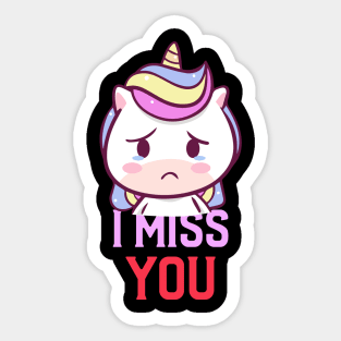 I Miss You Sticker